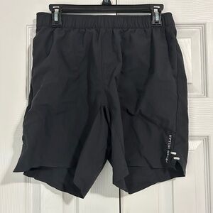 Peter Millar Black Athletic Shorts Lightweight Performance